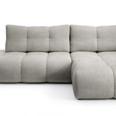 Schlafsofa mit Stauraum TRURO 1 – silber, rechte Ecke
