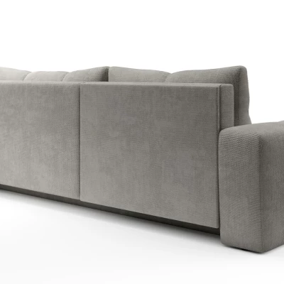 Schlafsofa mit Stauraum TRURO 1 – silber, rechte Ecke