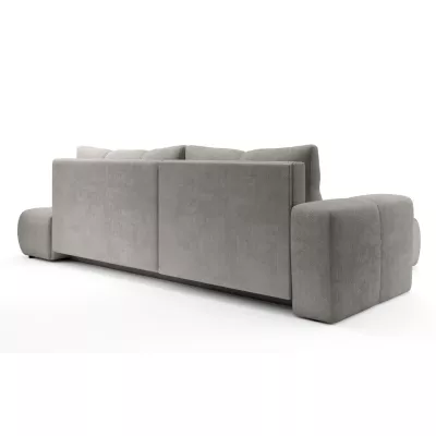 Schlafsofa mit Stauraum TRURO 1 – silber, rechte Ecke