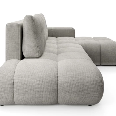 Schlafsofa mit Stauraum TRURO 1 – silber, rechte Ecke