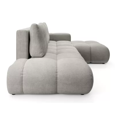 Schlafsofa mit Stauraum TRURO 1 – silber, rechte Ecke