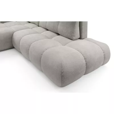 Schlafsofa mit Stauraum TRURO 1 – silber, rechte Ecke