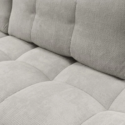 Schlafsofa mit Stauraum TRURO 1 – silber, rechte Ecke