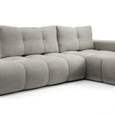 Schlafsofa mit Stauraum TRURO 1 – silber, rechte Ecke