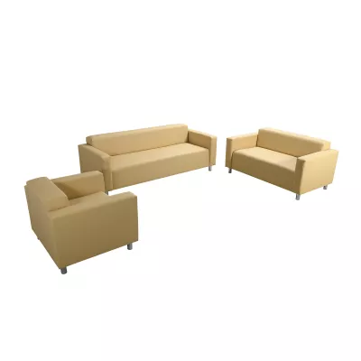Sofagarnitur 3+2+1 DALNIM - gelb