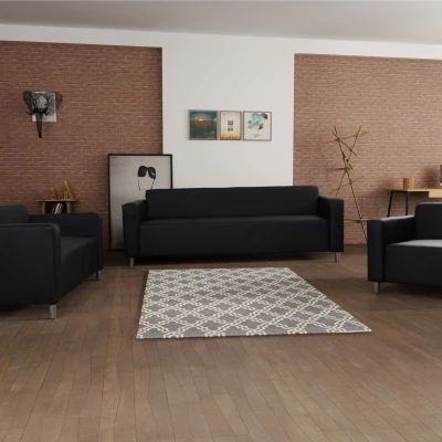 Sofagarnitur 3+2+1 DALNIM - schwarz