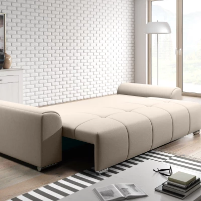 RANDA Dreisitzer-Schlafsofa – beige