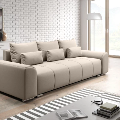 RANDA Dreisitzer-Schlafsofa – beige