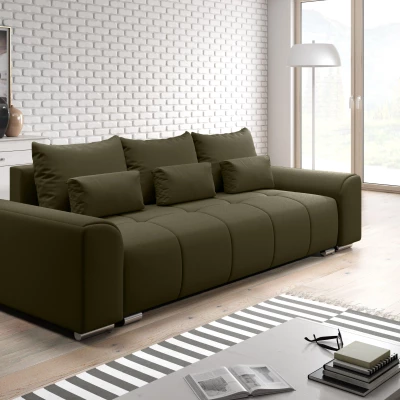 RANDA Dreisitzer-Schlafsofa – Khaki