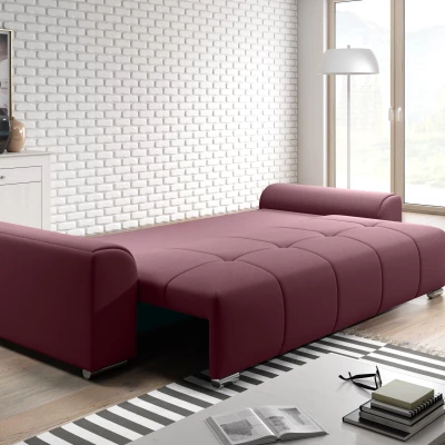 RANDA Dreisitzer-Schlafsofa – rosa