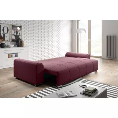 RANDA Dreisitzer-Schlafsofa – rosa