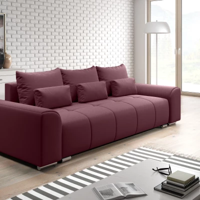 RANDA Dreisitzer-Schlafsofa – rosa