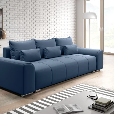Dreisitzer-Schlafsofa RANDA - blau