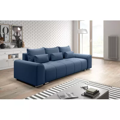 Dreisitzer-Schlafsofa RANDA - blau