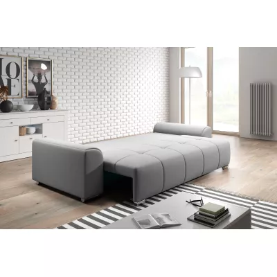 Dreisitzer-Schlafsofa RANDA – hellgrau