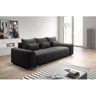 RANDA Dreisitzer-Schlafsofa – Dunkelgrau