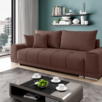 Dreisitzer-Sofa VELIKA - Schokolade
