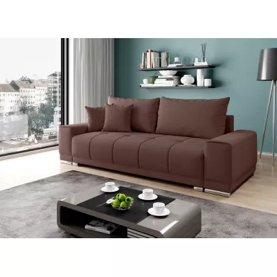 Dreisitzer-Sofa VELIKA - Schokolade
