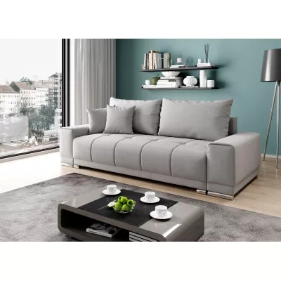 Dreisitzer-Sofa VELIKA - hellgrau