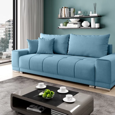 Dreisitzer-Sofa VELIKA - hellblau