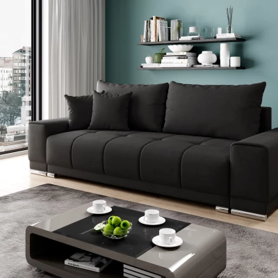 Dreisitzer-Sofa VELIKA - schwarz