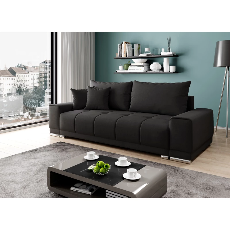 Dreisitzer-Sofa VELIKA - schwarz