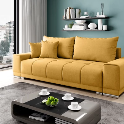 Dreisitzer-Sofa VELIKA - gelb