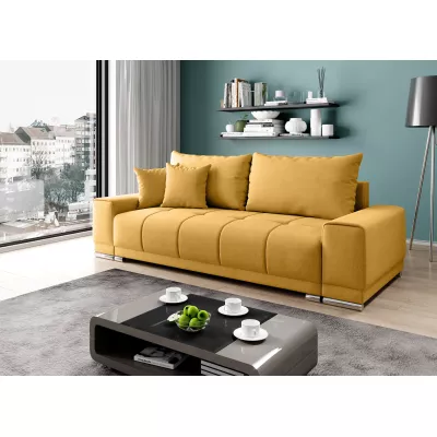 Dreisitzer-Sofa VELIKA - gelb
