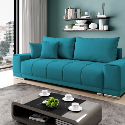Dreisitzer-Sofa VELIKA - blau