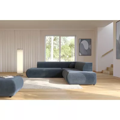 Schlafsofa mit Stauraum SURREY 2 - blau, rechte Ecke