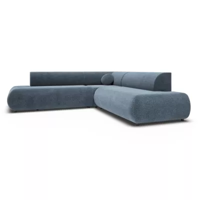 Schlafsofa mit Stauraum SURREY 2 - blau, rechte Ecke