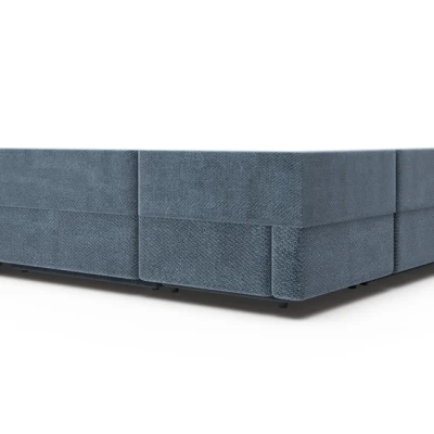 Schlafsofa mit Stauraum SURREY 2 - blau, rechte Ecke