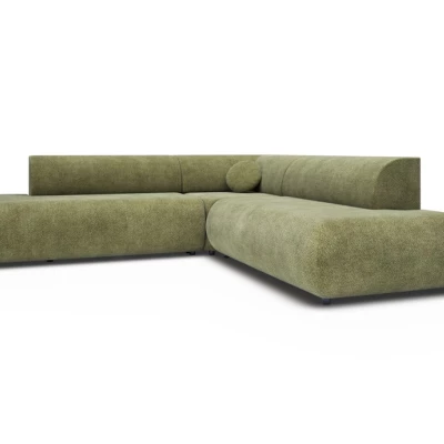 Schlafsofa mit Stauraum SURREY 2 - Khaki, rechte Ecke