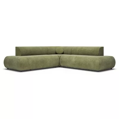 Schlafsofa mit Stauraum SURREY 2 - Khaki, rechte Ecke