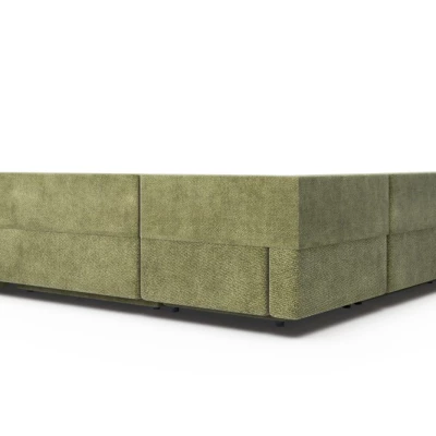 Schlafsofa mit Stauraum SURREY 2 - Khaki, rechte Ecke