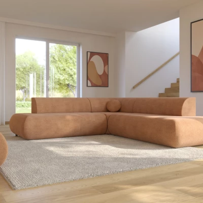 Schlafsofa mit Stauraum SURREY 2 - hellbraun, rechte Ecke