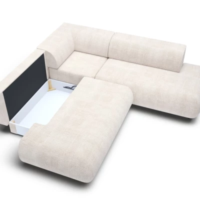 Schlafsofa mit Stauraum SURREY 2 - beige, rechte Ecke