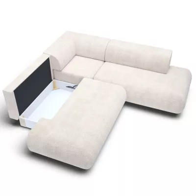 Schlafsofa mit Stauraum SURREY 2 - beige, rechte Ecke