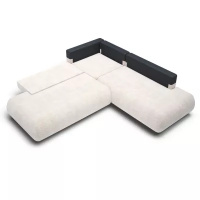 Schlafsofa mit Stauraum SURREY 2 - beige, rechte Ecke