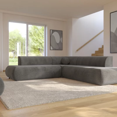 Schlafsofa mit Stauraum SURREY 2 - Dunkelgrau, rechte Ecke