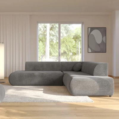 Schlafsofa mit Stauraum SURREY 2 - Dunkelgrau, rechte Ecke