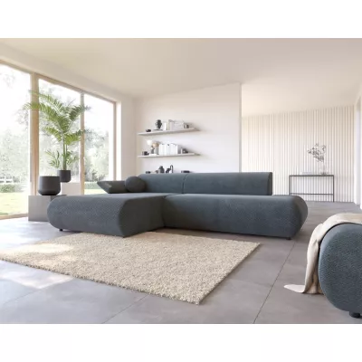 Eckschlafsofa mit Stauraum SURREY 1 - blau, linke Ecke