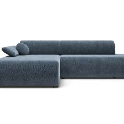 Eckschlafsofa mit Stauraum SURREY 1 - blau, linke Ecke