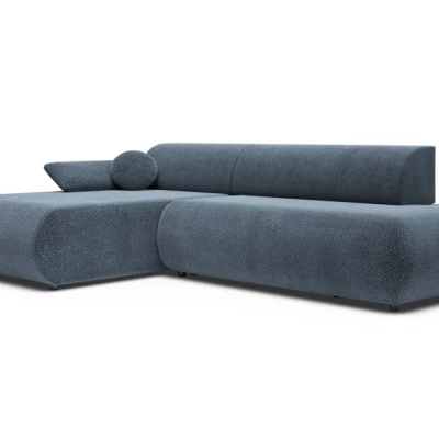 Eckschlafsofa mit Stauraum SURREY 1 - blau, linke Ecke