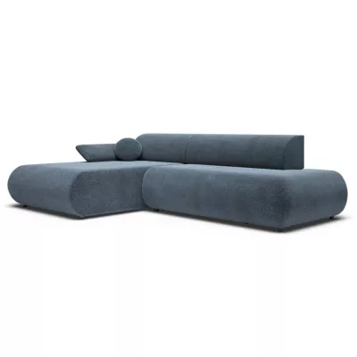 Eckschlafsofa mit Stauraum SURREY 1 - blau, linke Ecke