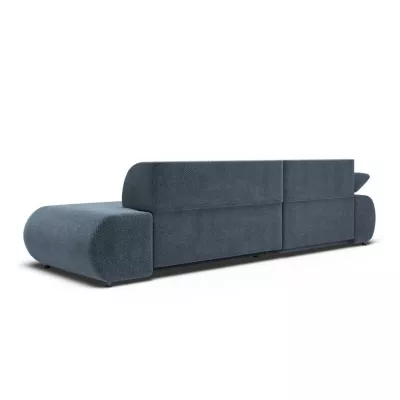 Eckschlafsofa mit Stauraum SURREY 1 - blau, linke Ecke