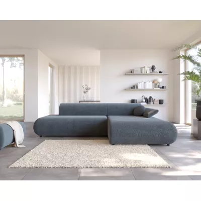 Eckschlafsofa mit Stauraum SURREY 1 - blau, rechte Ecke