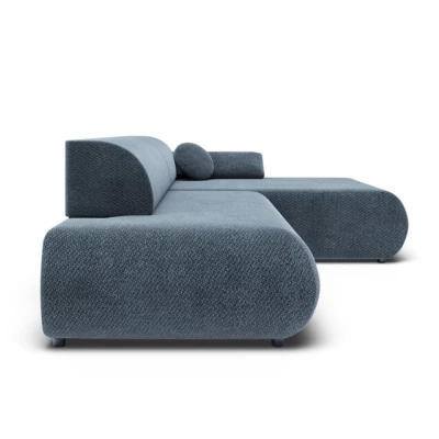 Eckschlafsofa mit Stauraum SURREY 1 - blau, rechte Ecke