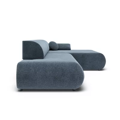 Eckschlafsofa mit Stauraum SURREY 1 - blau, rechte Ecke