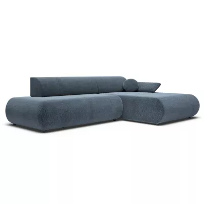 Eckschlafsofa mit Stauraum SURREY 1 - blau, rechte Ecke